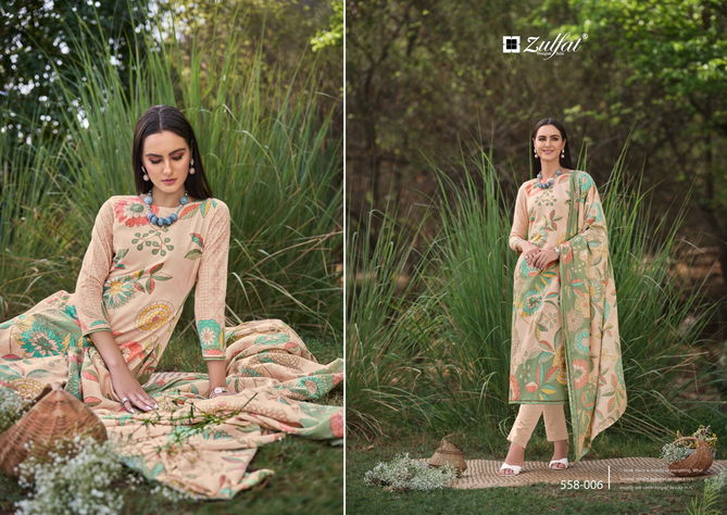 Hakoba Vol 2 By Zulfat Digital Printed Cotton Dress Material Wholesale Price In Surat
